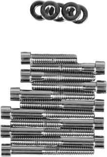 DRAG SPECIALTIES Bolt Kit - Cam Cover - Smooth - Chrome - '91-'03 Sportster MK249S