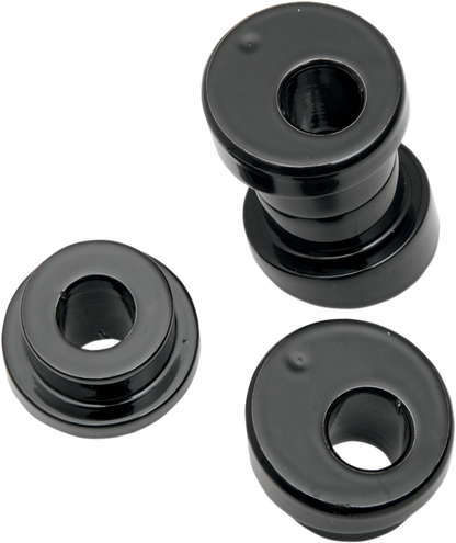 LA CHOPPERS Angled Handlebar Riser Bushing Kit - 10° - Black LA-7400-10B