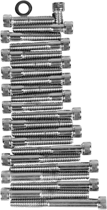 DRAG SPECIALTIES Bolt Set - Cam/Primary/Sprocket Cover - Socket-Head/Knurled - '86-'90 Sportster MK144
