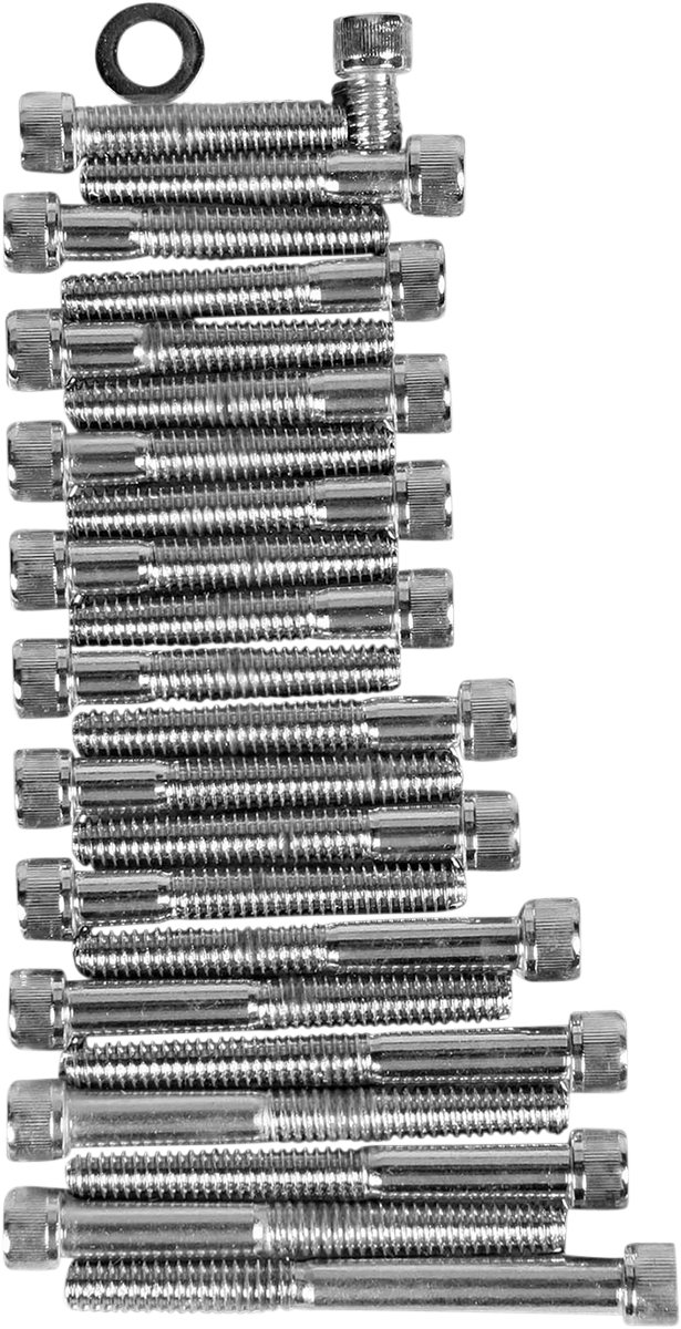 DRAG SPECIALTIES Bolt Set - Cam/Primary/Sprocket Cover - Socket-Head/Knurled - '86-'90 Sportster MK144