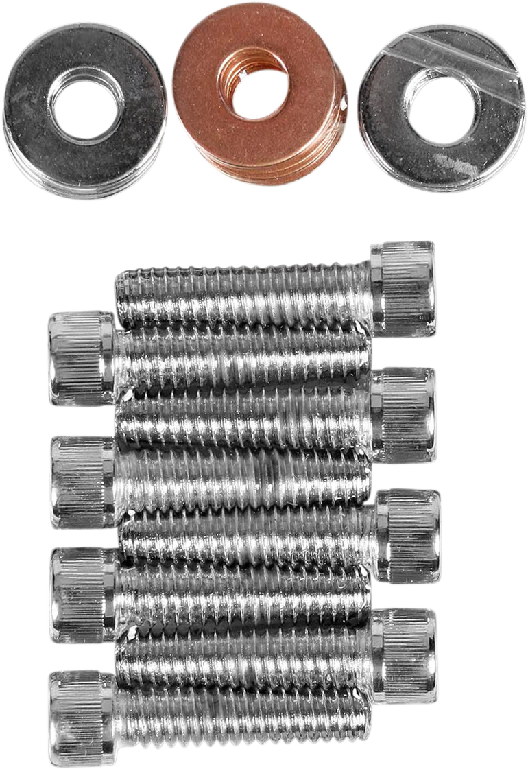 DRAG SPECIALTIES Bolt Set - Rocker Box - Knurled - '84-'03 Harley-Davidson MK123