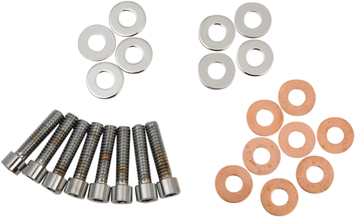 DRAG SPECIALTIES Bolt Set - Rocker Box - Smooth - '84-'03 Harley-Davidson MK123S