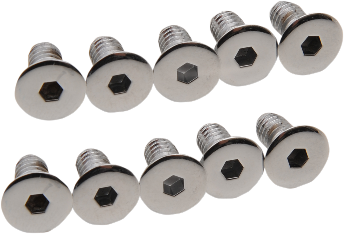 DRAG SPECIALTIES Screw Set - Derby/Inspection Cover Only - Socket-Head - '36-'64 Harley-Davidson MK157