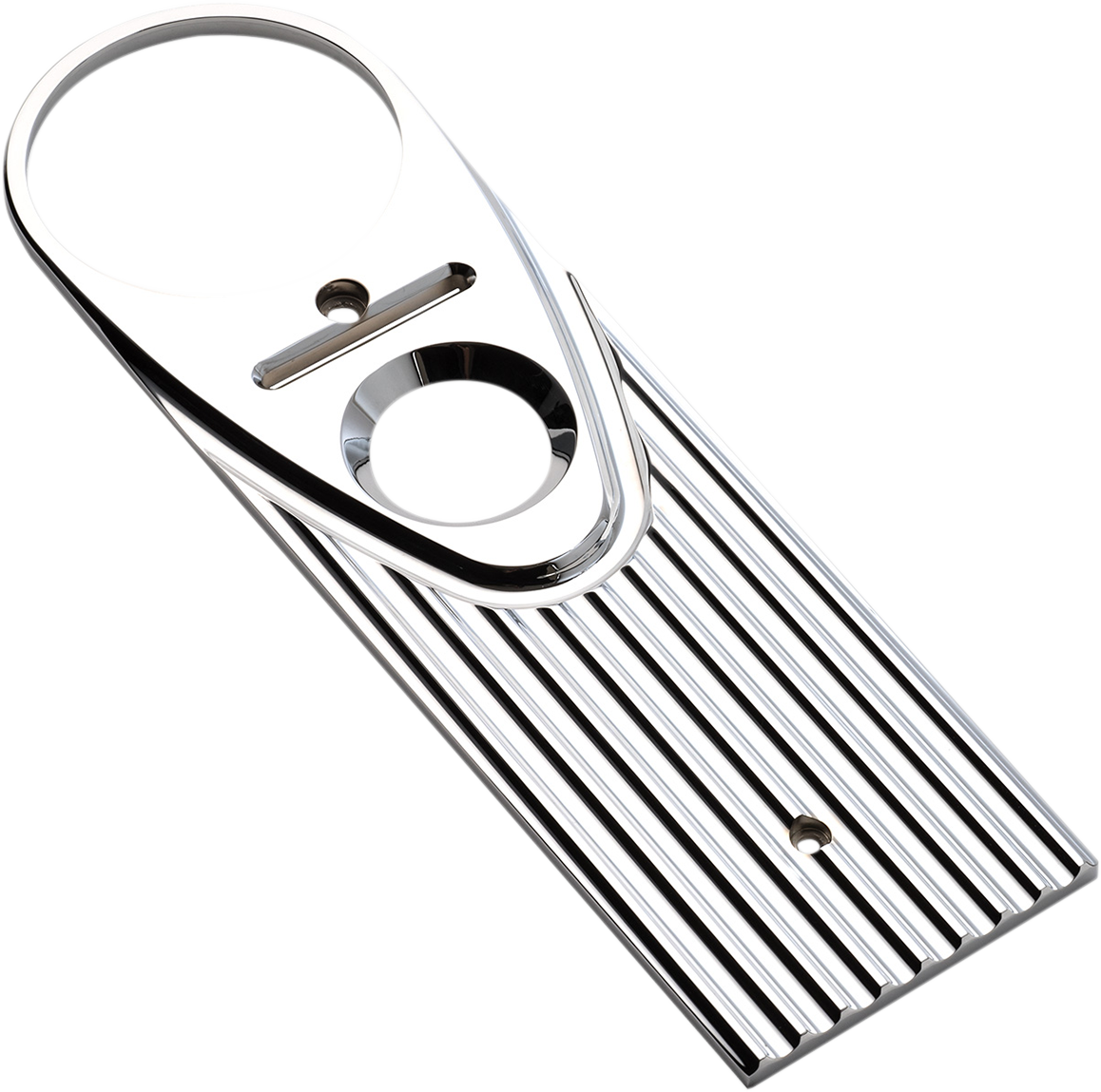 JOKER MACHINE Road King Dash Panel - Finned - Chrome 04-20-3