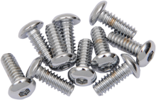 DRAG SPECIALTIES Bolts - Button Head/Replacement - #10-24 x 1/2" - 10 Pack MPB394