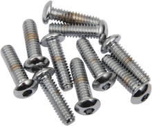 DRAG SPECIALTIES Bolts - Button Head/Replacement - 1/4"-20 x 1" - 10 Pack MPB414