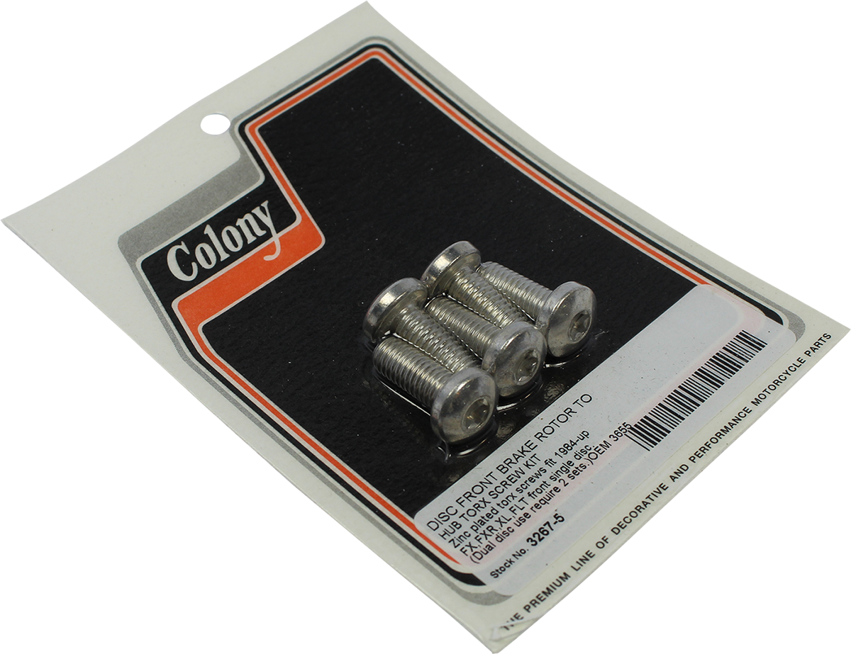 COLONY Bolts without Nuts - Front/Brake Rotor - Set 3267-5
