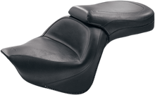 MUSTANG Seat - Vintage - Wide - Touring - Without Driver Backrest - One-Piece - Smooth - Black - VN900 76127