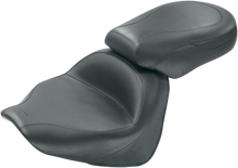 MUSTANG Seat - Vintage - Wide - Touring - Without Driver Backrest - Two-Piece - Smooth - Black 76563