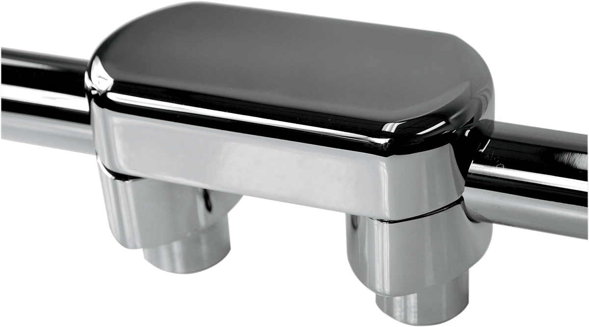 LA CHOPPERS Hefty Handlebar Riser & Top Clamp Kit - 1-1/2" - Chrome LA-7446-01