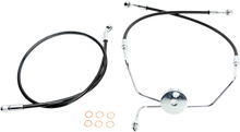 MAGNUM SHIELDING Brake Line - Front - XR - Black SBC1304-33