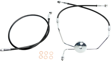MAGNUM SHIELDING Brake Line - Front - XR - Black SBC1307-33