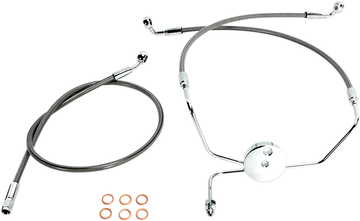MAGNUM SHIELDING Brake Line - Front - XR - Stainless Steel SSC1304-31