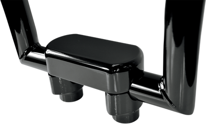 LA CHOPPERS Hefty Handlebar Riser & Top Clamp Kit - 1-1/2" - Black LA-7446-01B