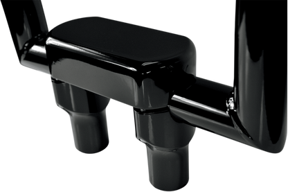 LA CHOPPERS Hefty Handlebar Riser & Top Clamp Kit - 3" - Black LA-7446-03B
