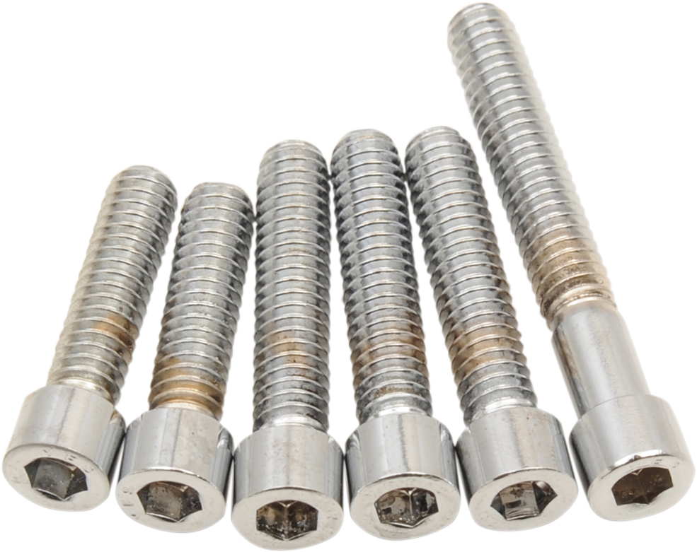 DRAG SPECIALTIES Bolt Kit - Cam Cover - Smooth - Chrome - '70-'84 Harley-Davidson MK239S