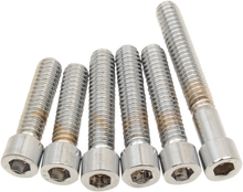 DRAG SPECIALTIES Bolt Kit - Cam Cover - Smooth - Chrome - '70-'84 Harley-Davidson MK239S