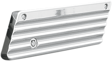 JOKER MACHINE Finned Saddlebag Latch Covers - Chrome - FL '93-'13 04-50-1