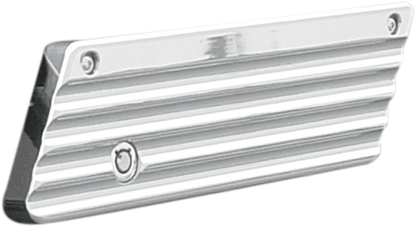 JOKER MACHINE Finned Saddlebag Latch Covers - Chrome - FL '93-'13 04-50-1