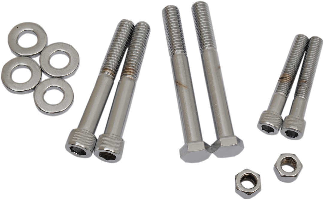 DRAG SPECIALTIES Bolt Set - Motor Mount - Knurled - Dyna/Softail MK267