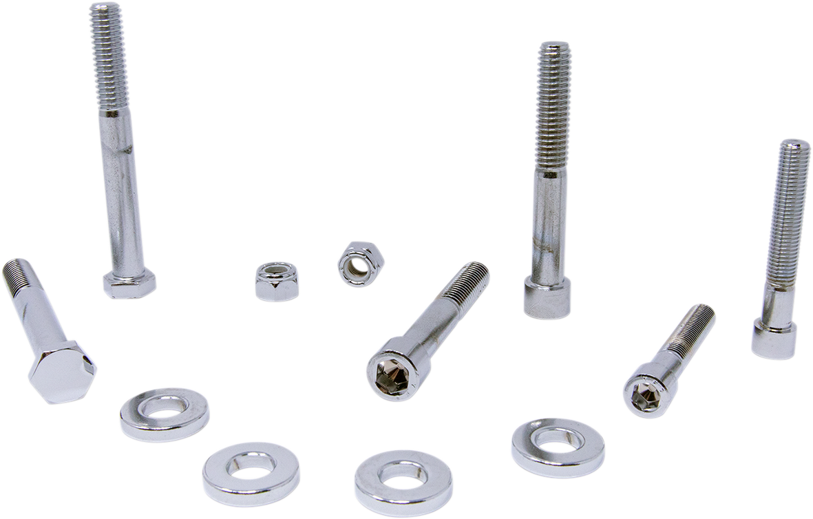 DRAG SPECIALTIES Bolt Set - Motor Mount - Smooth - Dyna/Softail MK267S