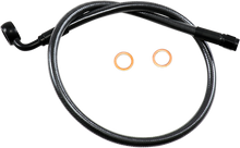 MAGNUM SHIELDING Brake Line - 12mm-90° - 24" - Black Pearl AS478024