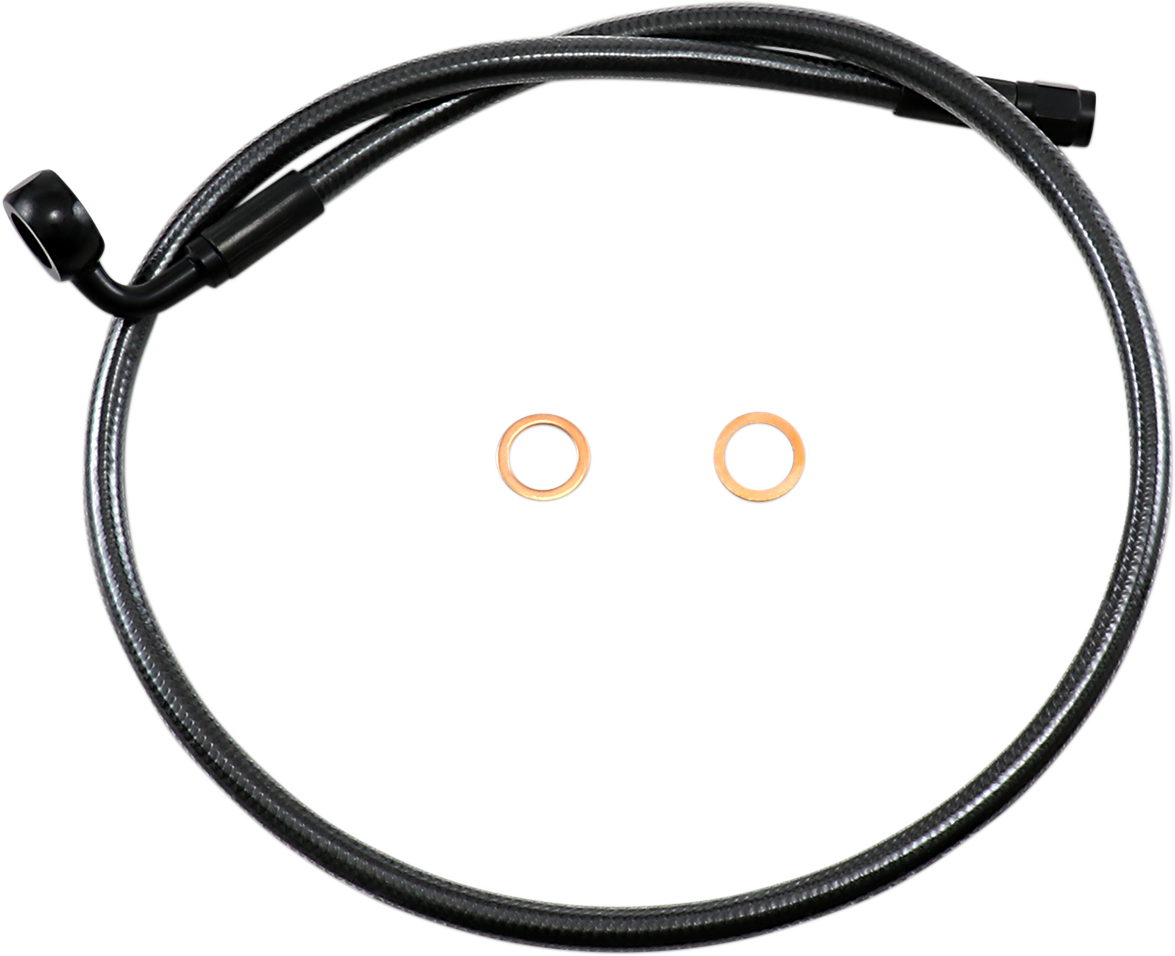 MAGNUM SHIELDING Brake Line - 12mm-90° - 30" - Black Pearl AS478030