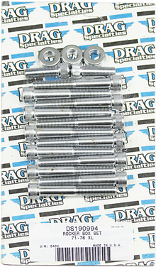 DRAG SPECIALTIES Bolt Set - Rocker Box - Knurled - '71-'76 Sportster MK208