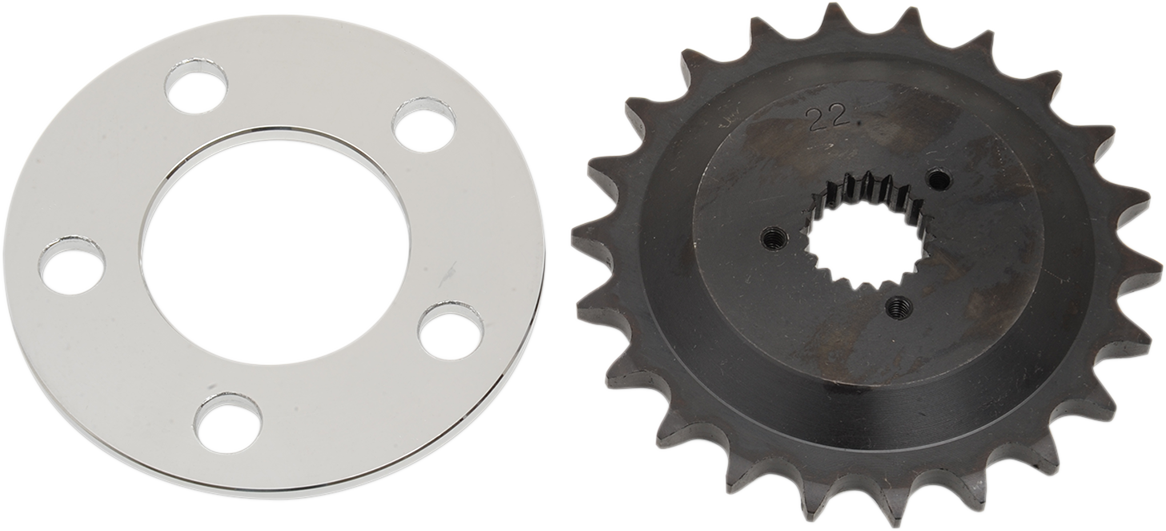 DRAG SPECIALTIES Offset Sprocket Kit - 22 Tooth - L'84-'90 XL 191368-BX-LB1