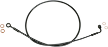 MAGNUM SHIELDING Brake Line - EZ Align - Stainless Steel - Black SBB0604-49
