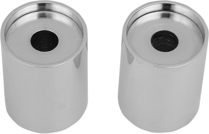 LA CHOPPERS Handlebar Riser Extensions - 2" x 1-1/2" - Chrome LA-7413-53