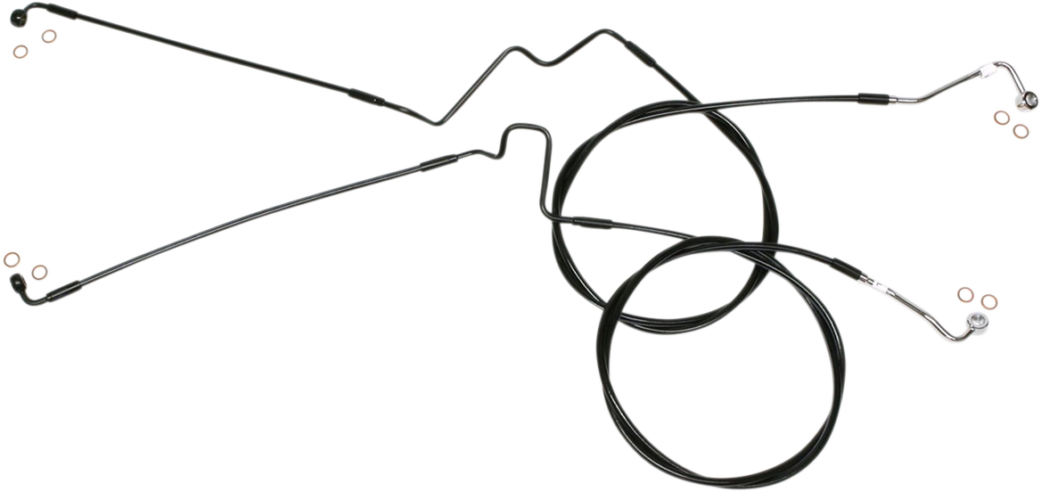 MAGNUM SHIELDING Brake Line - XR - Lower - Black - ABS SBB1116-00