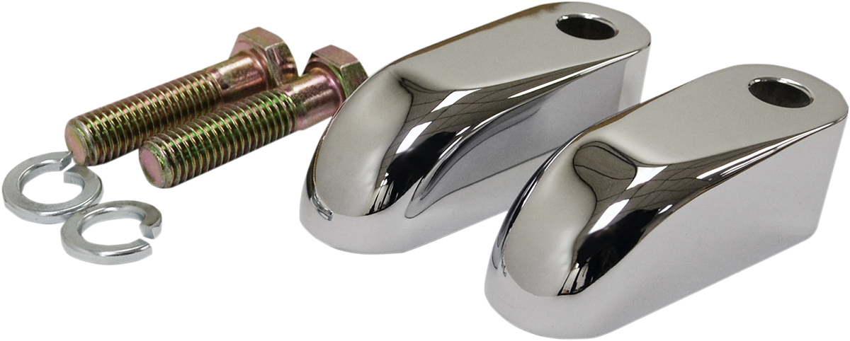 LA CHOPPERS Handlebar Riser Pullback Extension Kit - 2" - Chrome LA-7416-02