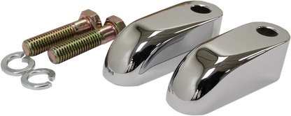 LA CHOPPERS Handlebar Riser Pullback Extension Kit - 2" - Chrome LA-7416-02