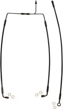 MAGNUM SHIELDING Brake Line - Front - XR - Black SBB1308-31