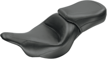 MUSTANG Seat - Vintage - Wide - Touring - Without Driver Backrest - One-Piece - Smooth - Black - Vulcan 76601