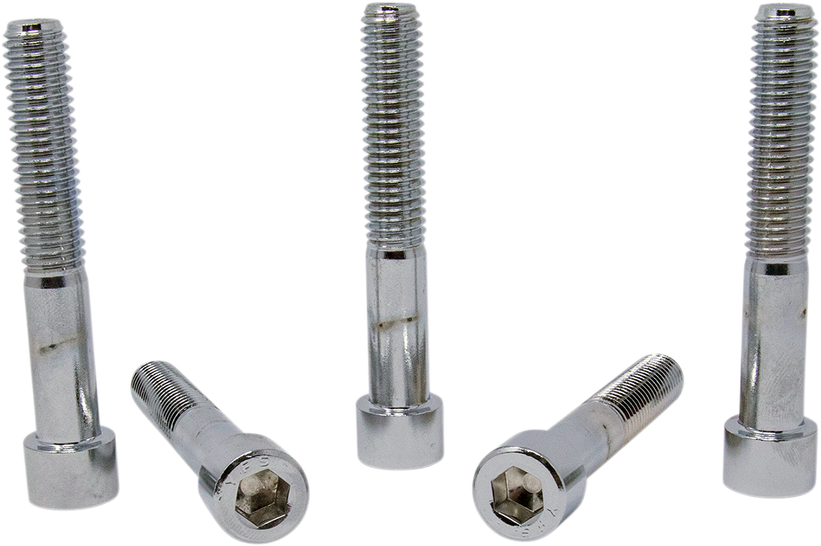 DRAG SPECIALTIES Bolts - Socket-Head/Replacement - Smooth/Coarse Thread - 1/2"-13 x 3-1/4" - 5 Pack MPB701S