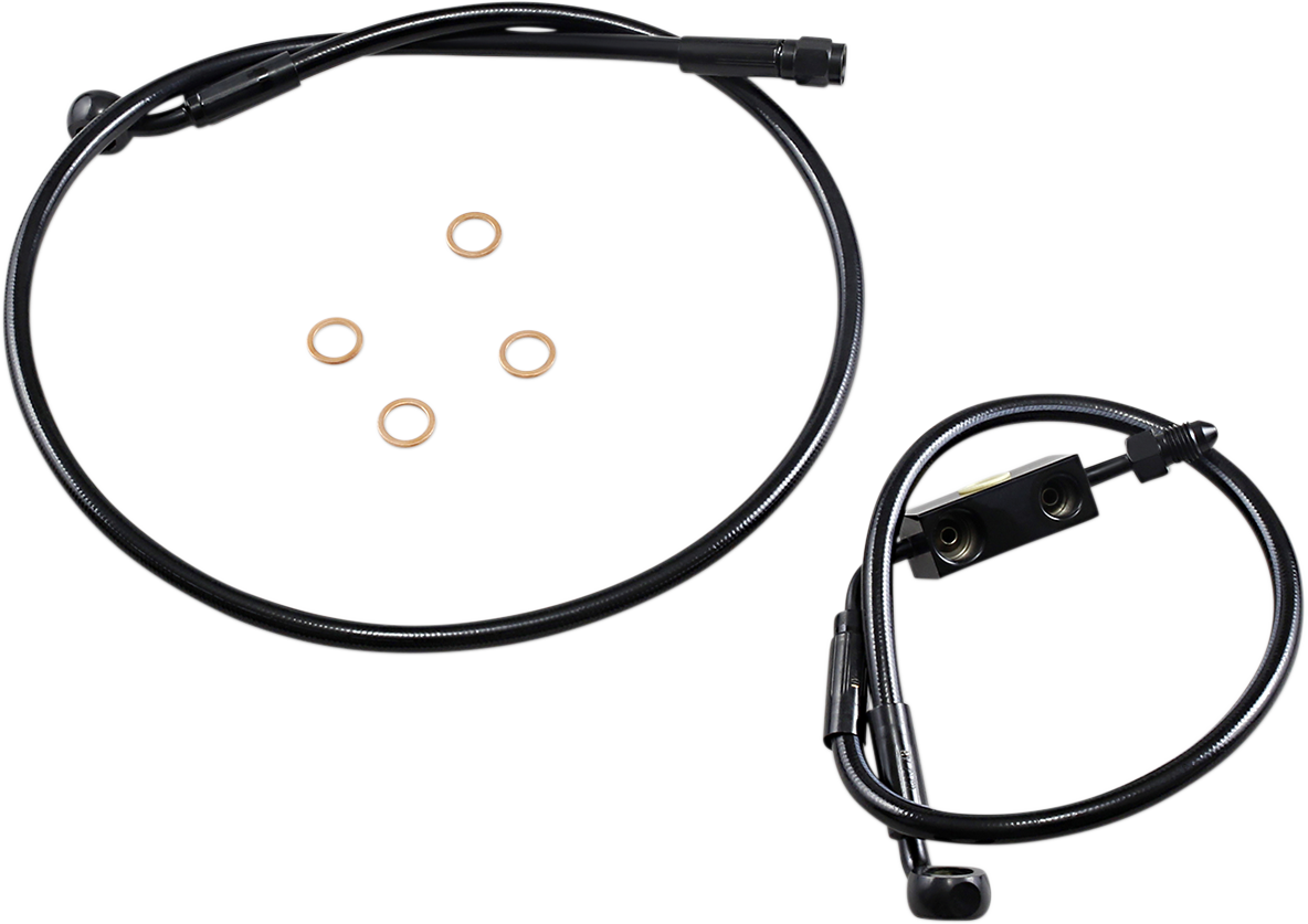 MAGNUM SHIELDING Brake Line Kit - XR - Black SBB1325-31