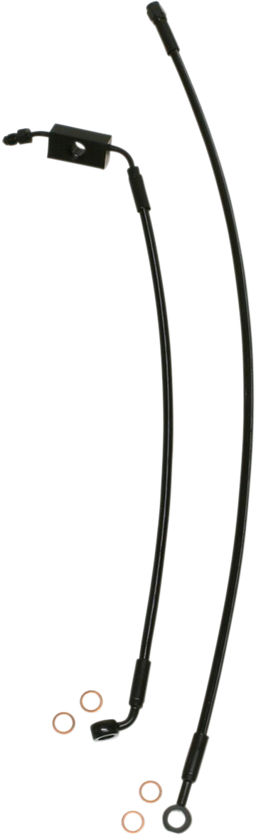 MAGNUM SHIELDING Brake Line Kit - XR - Black SBB1326-27