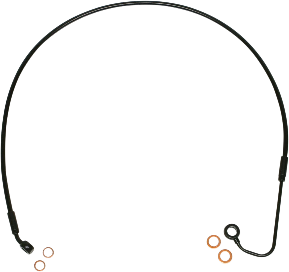 MAGNUM SHIELDING Brake Line - Upper - XR - Black SBB1407-28