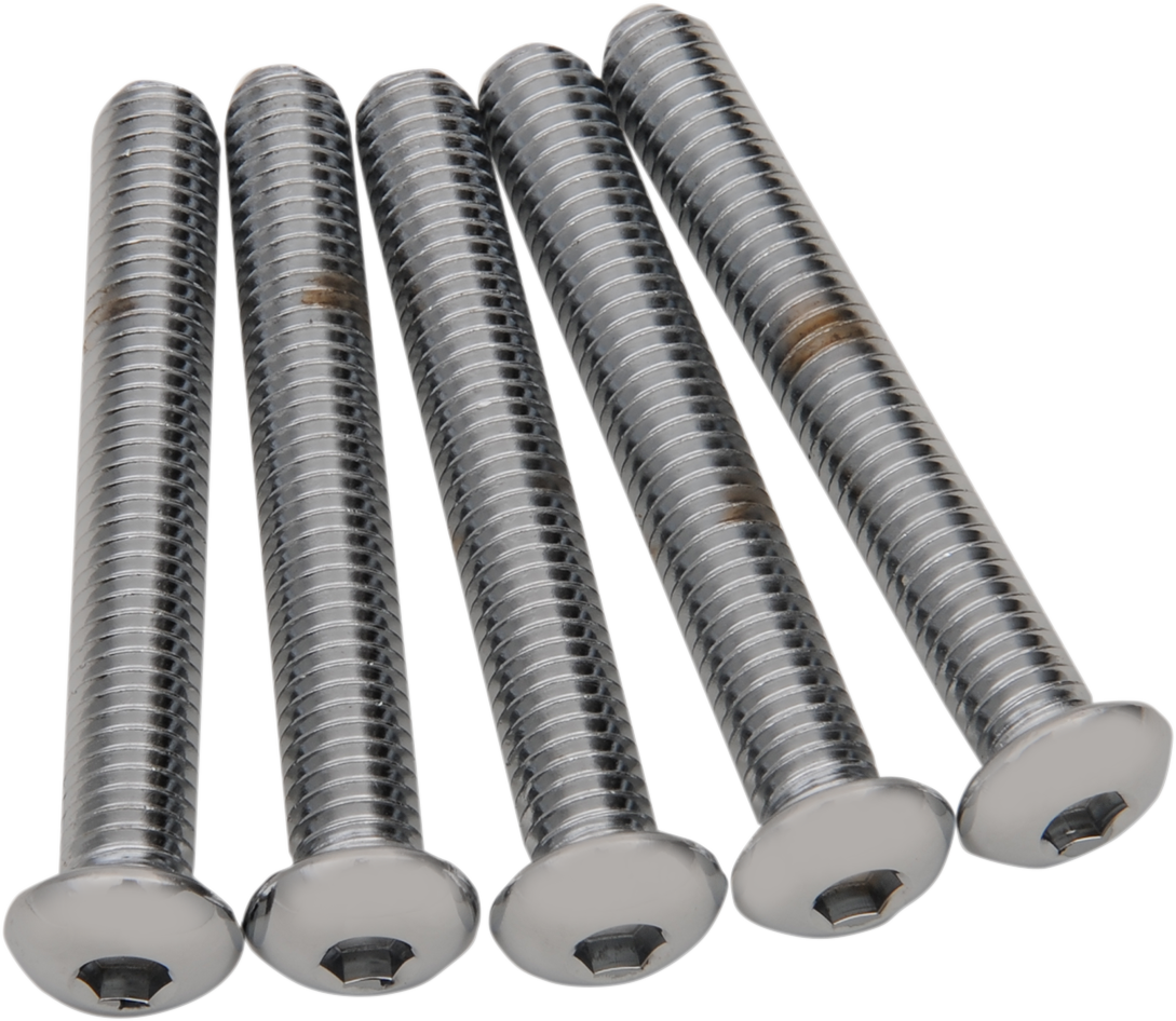 DRAG SPECIALTIES Bolts - Button Head/Replacement - 3/8"-16 x 2-3/4" - 5 Pack MPB835