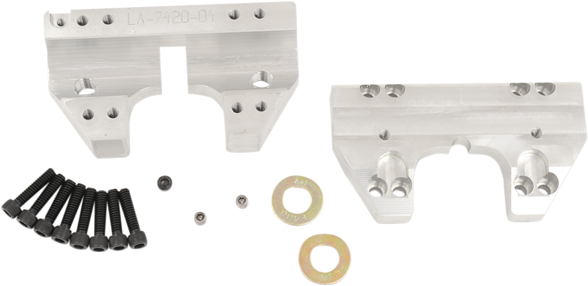 LA CHOPPERS Handlebar Clamp Set - 1-1/2" LA-7425-04