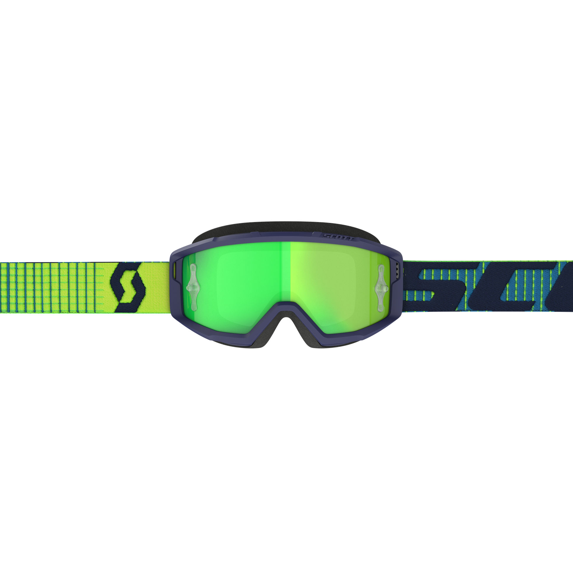 Primal Goggle Blue/Yellow Green Chrome Works Lens