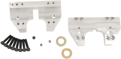 LA CHOPPERS Handlebar Clamp Set - 1-1/4" LA-7420-04