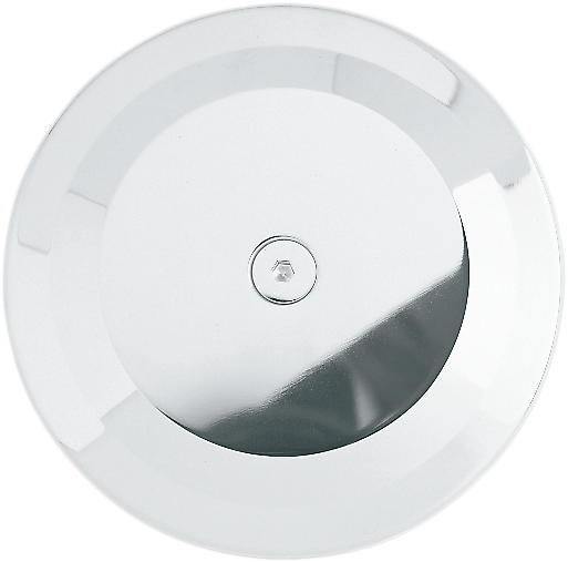 JOKER MACHINE Billet Air Cleaner Insert - Smooth - Chrome 02-21S