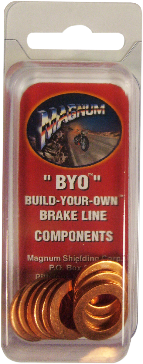 MAGNUM SHIELDING Copper Washer - 7/16" - 10 Pack 392911