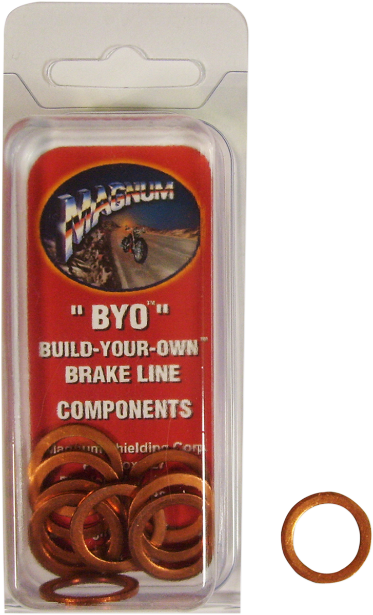 MAGNUM SHIELDING Copper Washer - 12mm - 10 Pack 392912