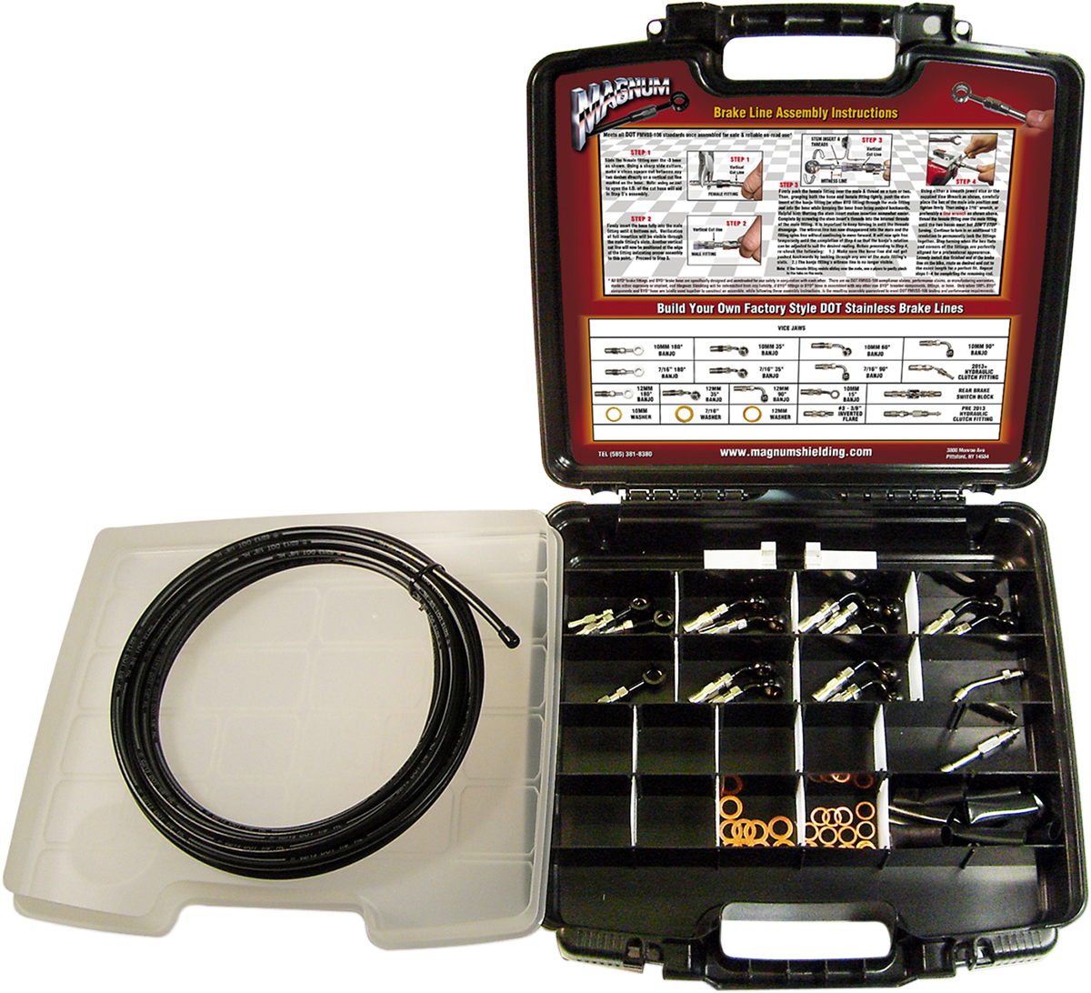 MAGNUM SHIELDING Build Your Own Brake Kit - Deluxe - Black 499001