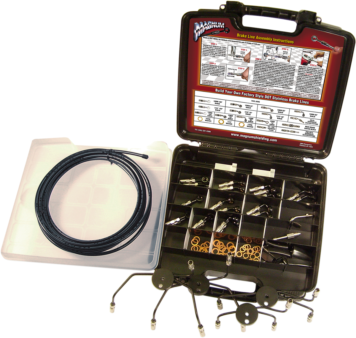 MAGNUM SHIELDING BYO Brake Kit Master - Black 499002