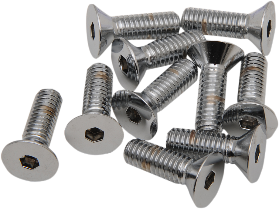 DRAG SPECIALTIES Bolts - Flat-Head - Chrome - 5/16"-18 x 3/4" MPB578